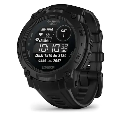 Garmin Instinct 3 45 мм Solar Tactical Edition черный с черным ремешком