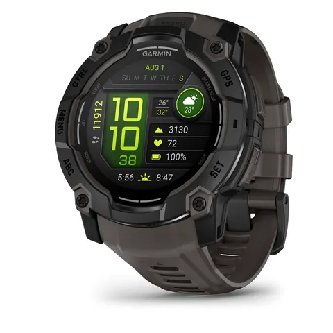 Garmin Instinct 3 50 мм AMOLED черный с угольно-черным ремешком
