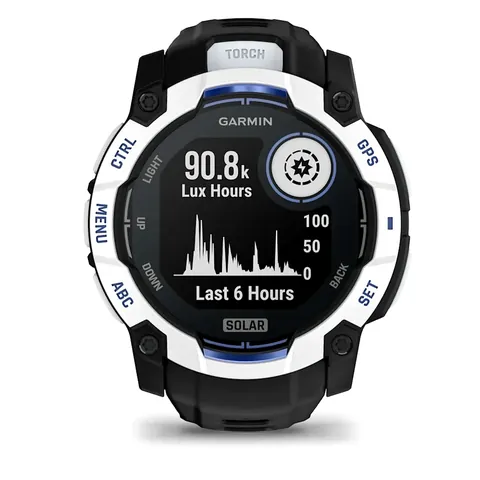 Garmin Instinct 3 50 мм Solar черный с черно-синим ремешком
