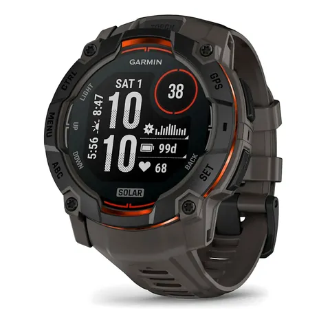 Garmin Instinct 3 50 мм Solar черный с угольно-черным ремешком