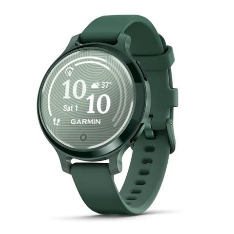 Garmin Lily 2 Active с яшмовым зеленым безелем, силиконовый ремешок